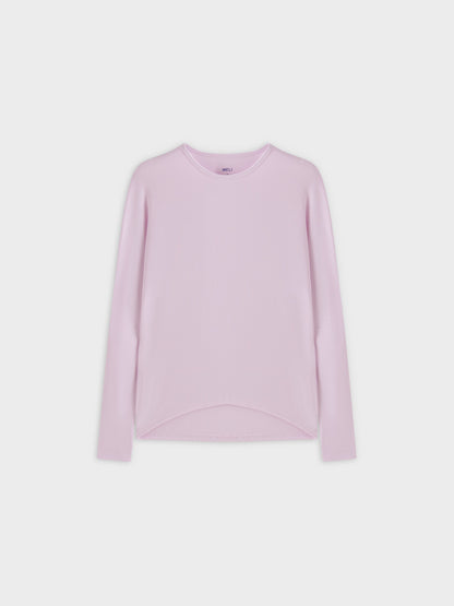 Crew Ribbed Dolman-Lavender