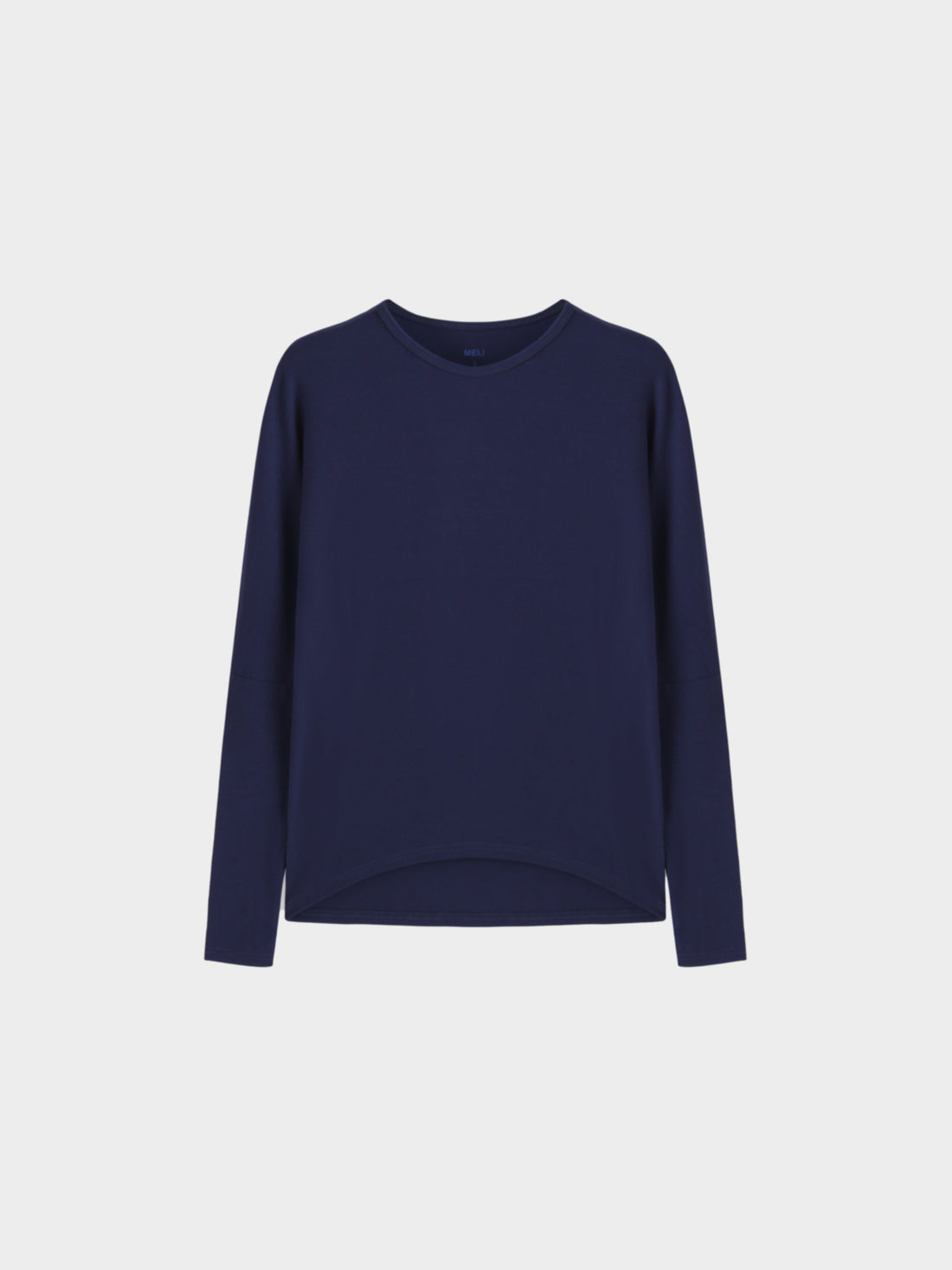 CREW RIBBED DOLMAN-NAVY