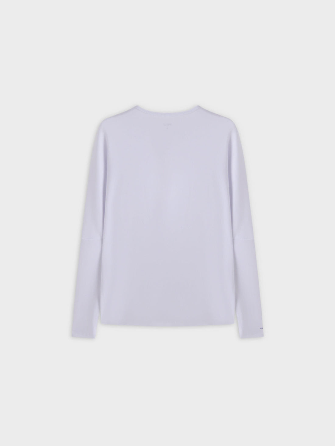 CREW RIBBED DOLMAN-WHITE