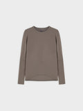Crew Ribbed Dolman-Olive