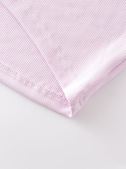 Crew Ribbed Dolman-Lavender