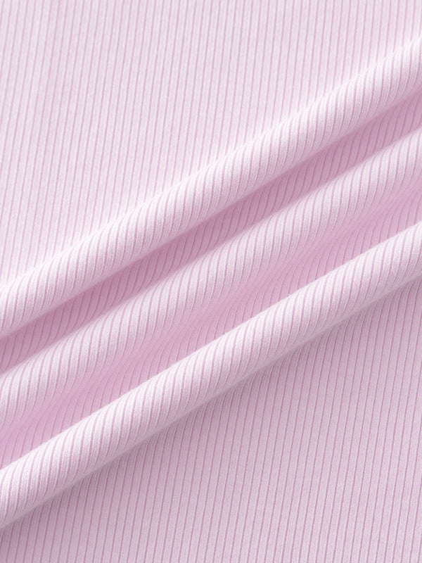 Crew Ribbed Dolman-Lavender