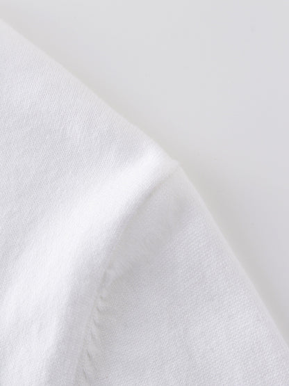 Flat Ribbed Trim Shrug-White
