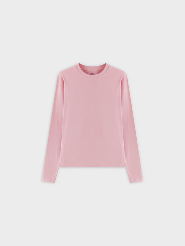 CLASSIC TEE LONG SLEEVE-LIGHT PINK