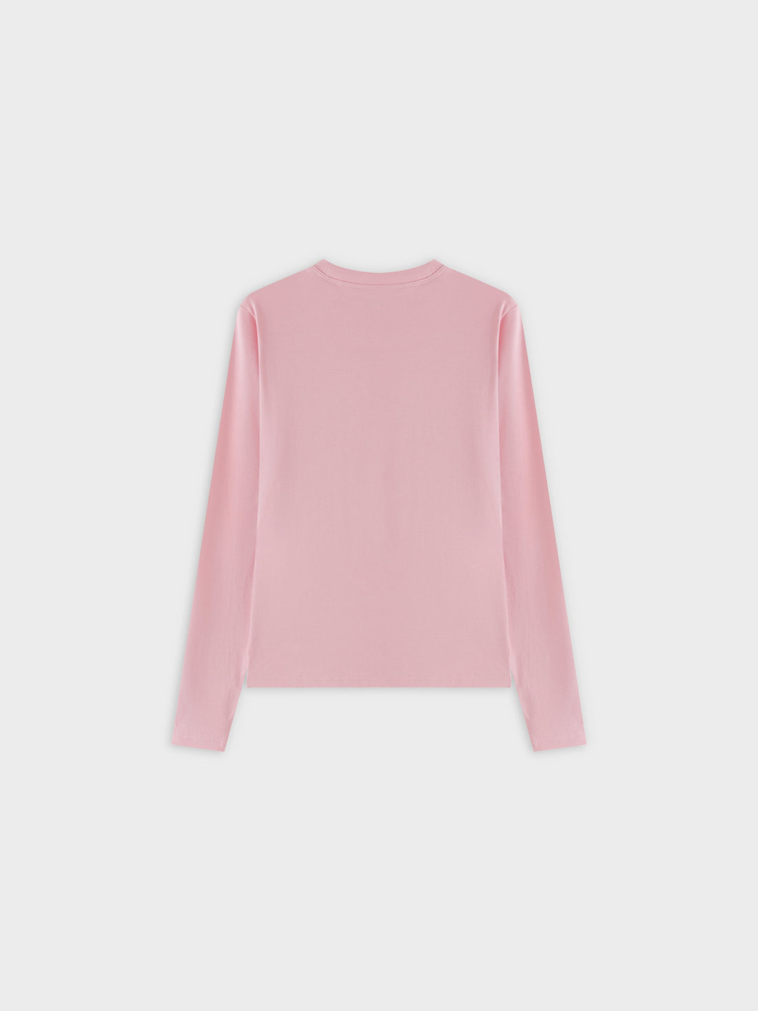 CAMISETA CLÁSICA MANGA LARGA-ROSA CLARO