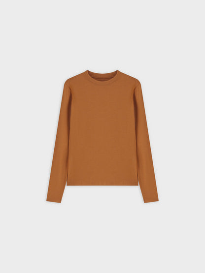 CLASSIC TEE LONG SLEEVE-BROWN
