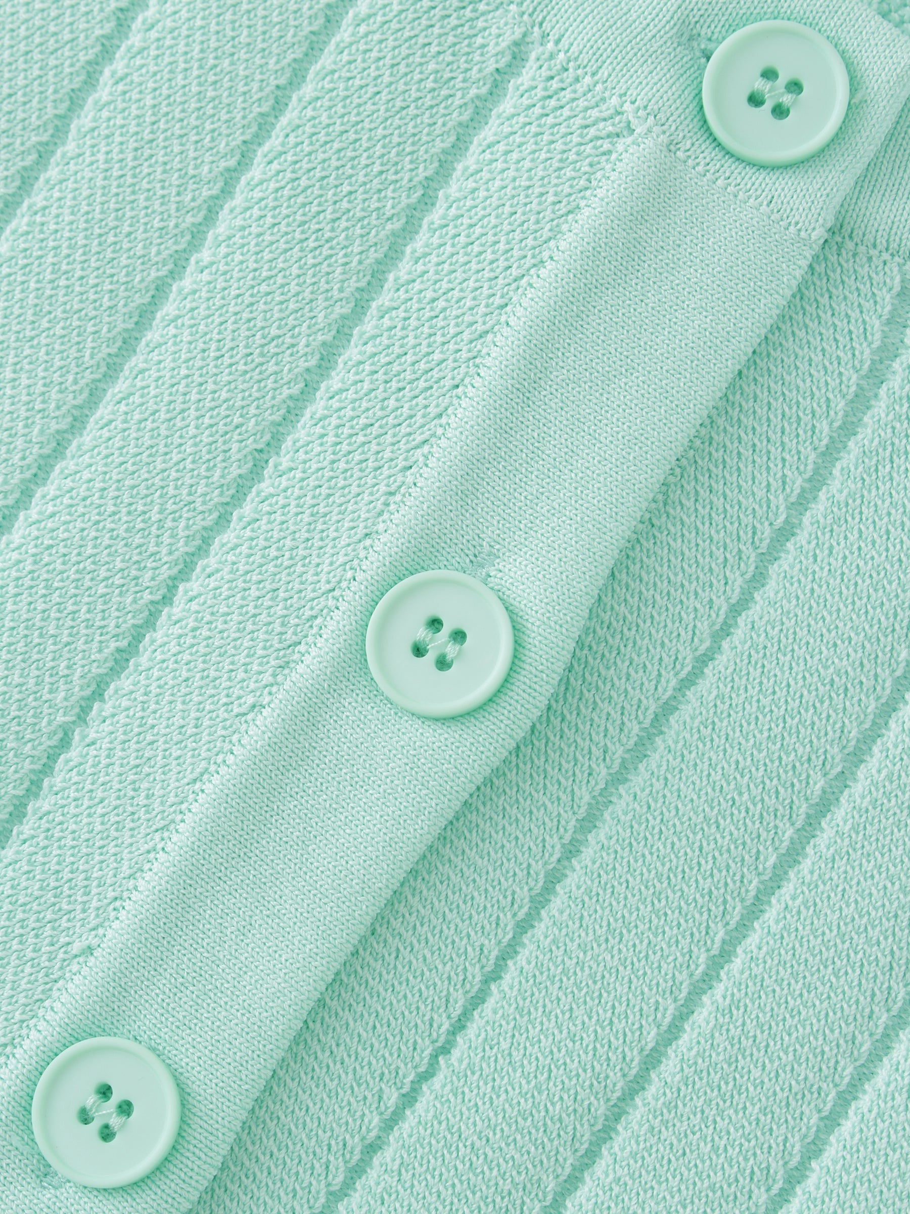 Silk Knit Cropped Cardigan-Mint Green