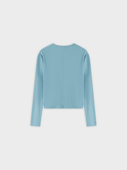 V Bottom T-Shirt-Teal