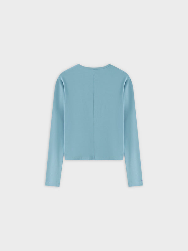 V Bottom T-Shirt-Teal