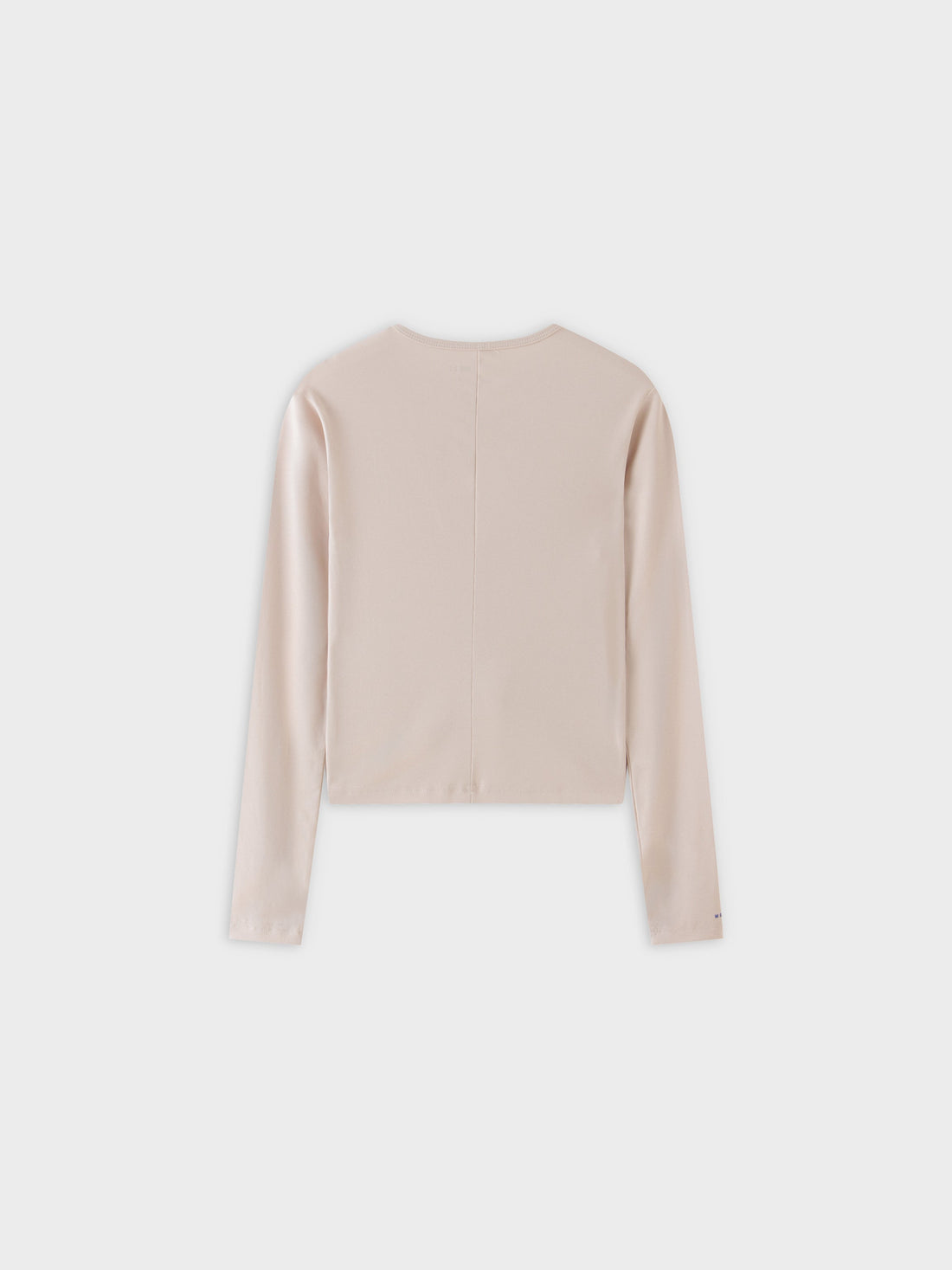 V Bottom T-Shirt-Tan