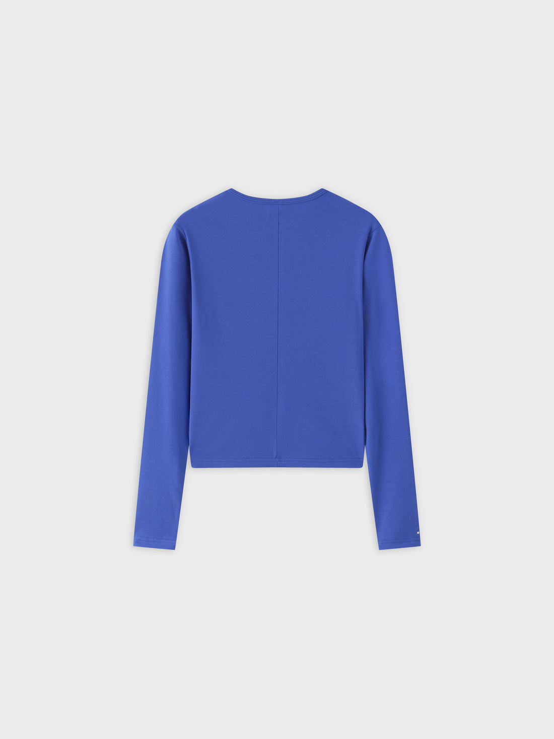 V Bottom T-Shirt-Cobalt Blue