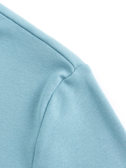 V Bottom T-Shirt-Teal