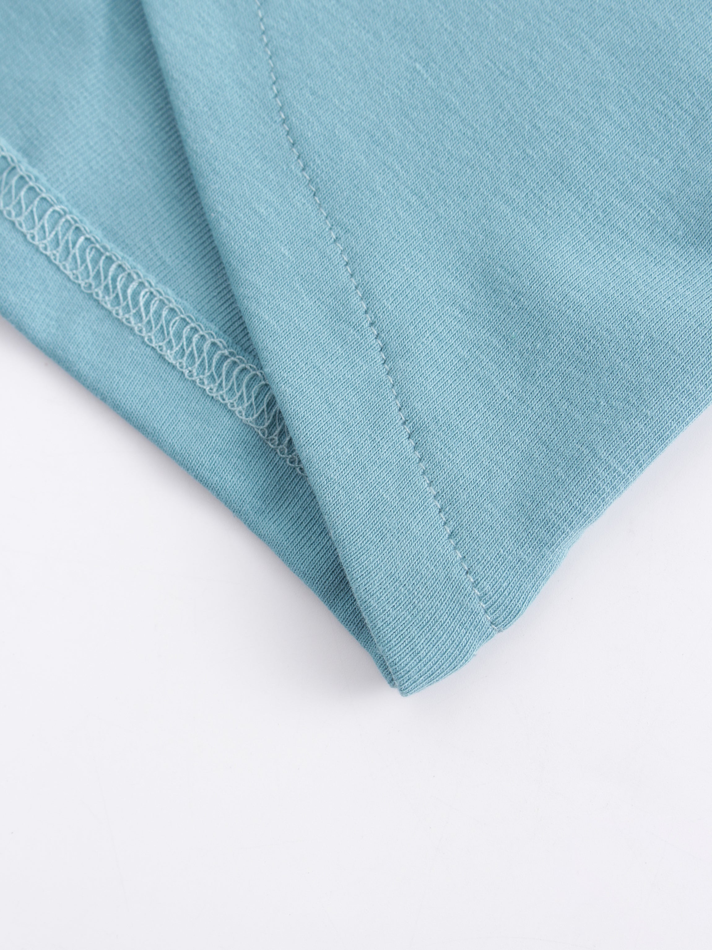 V Bottom T-Shirt-Teal