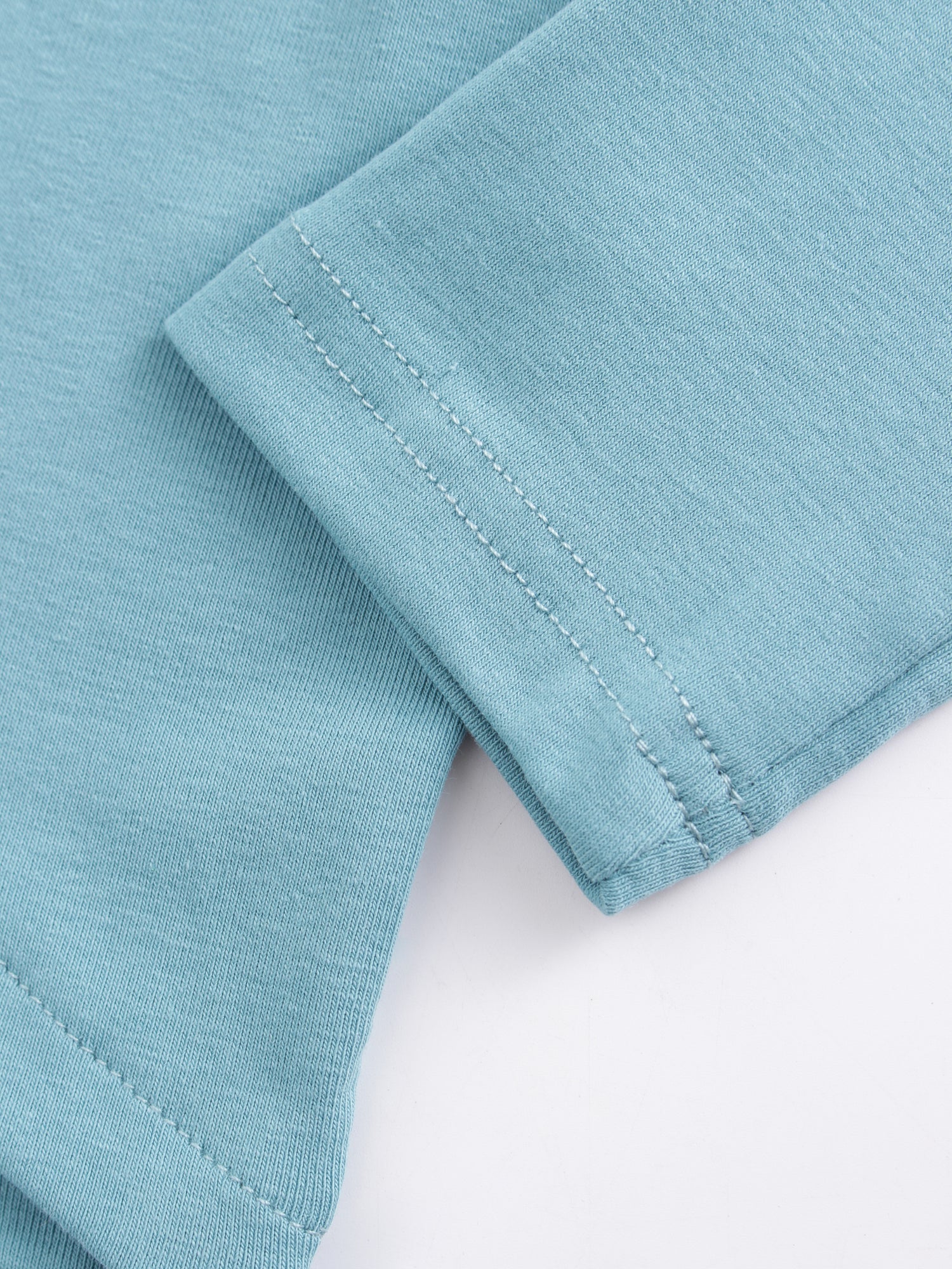 V Bottom T-Shirt-Teal