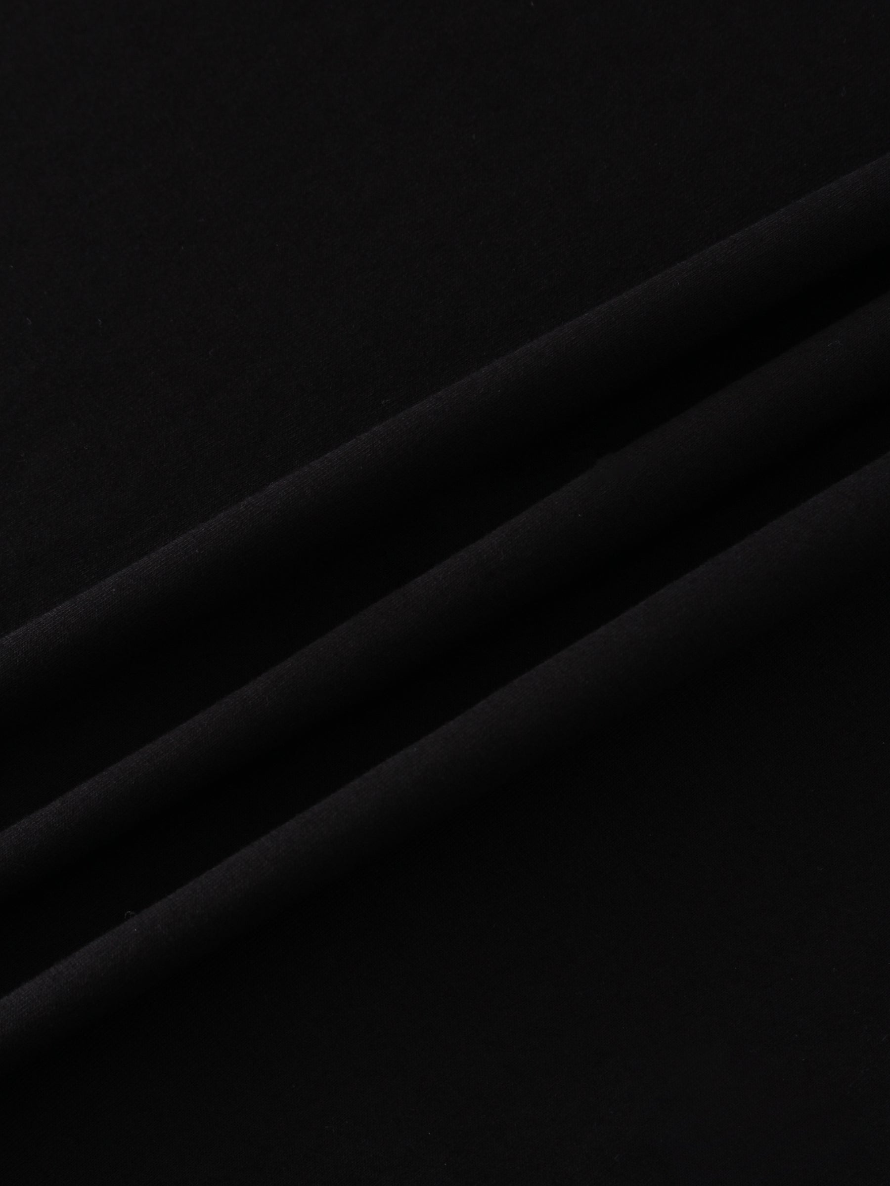 Tie Dye T-shirt Dress-Solid Black