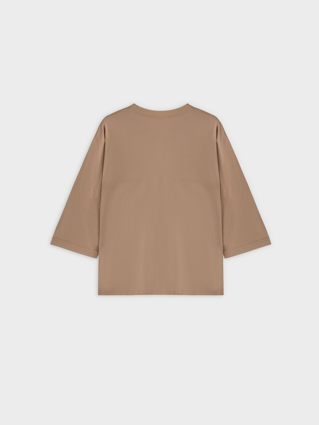 Pocket Tab Tee-Tan/Black