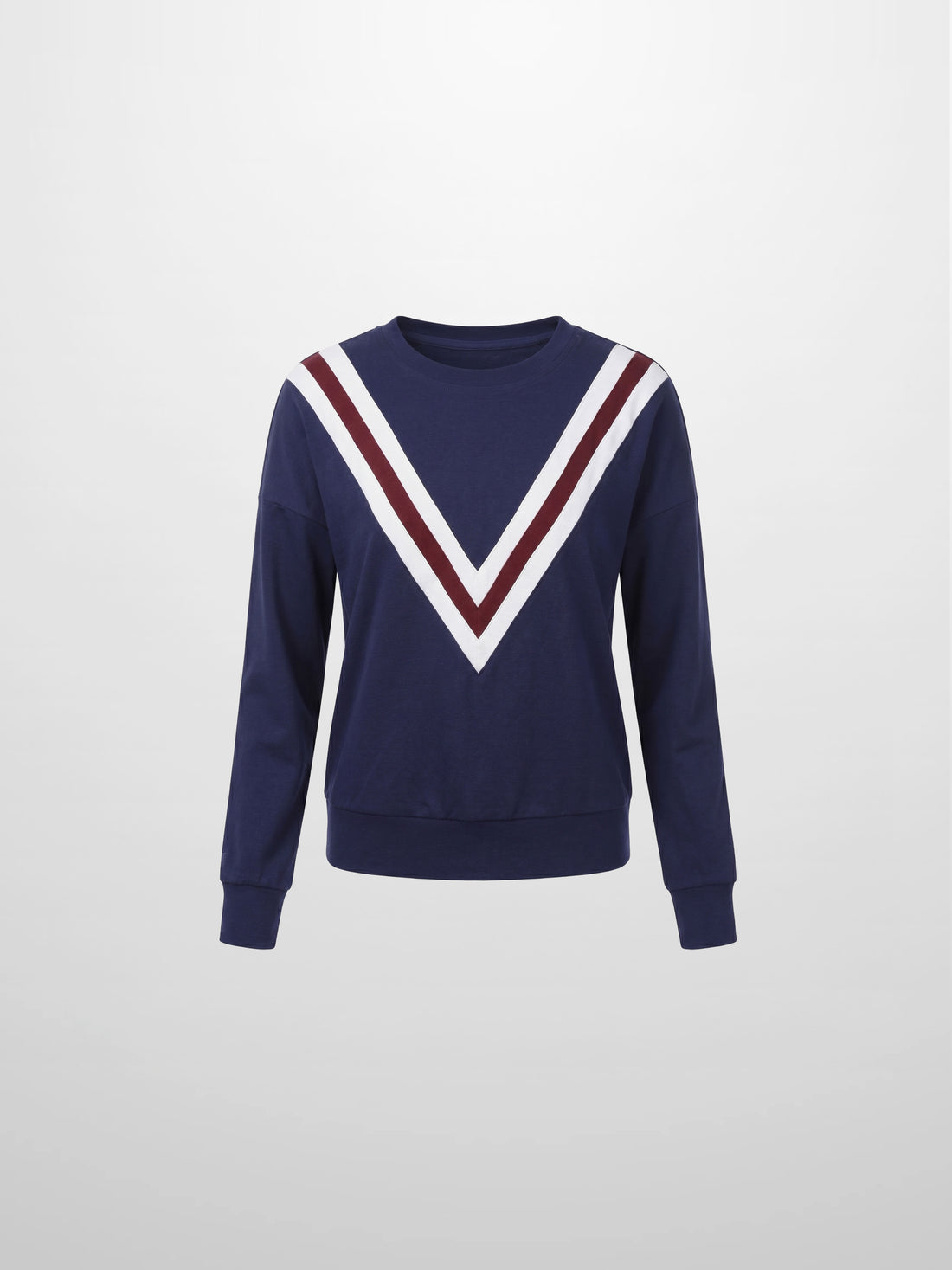 Varsity Bomber-Navy/Burgundy