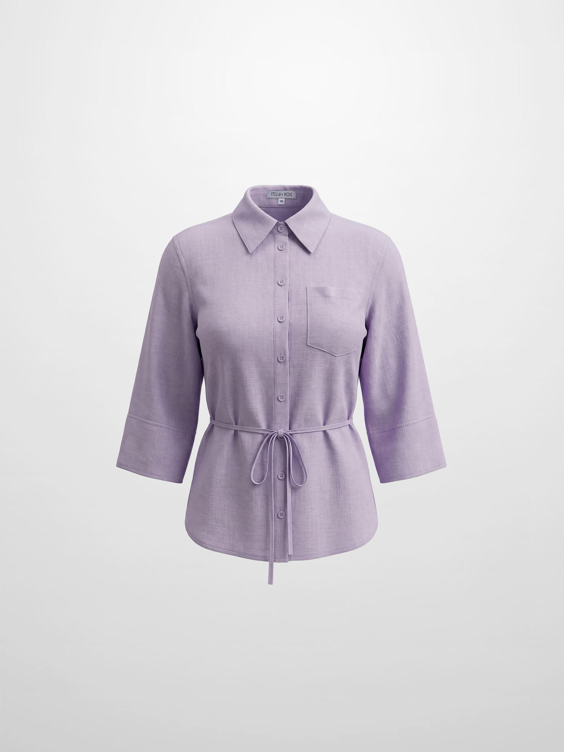 Tie Back Blouse-Lavender