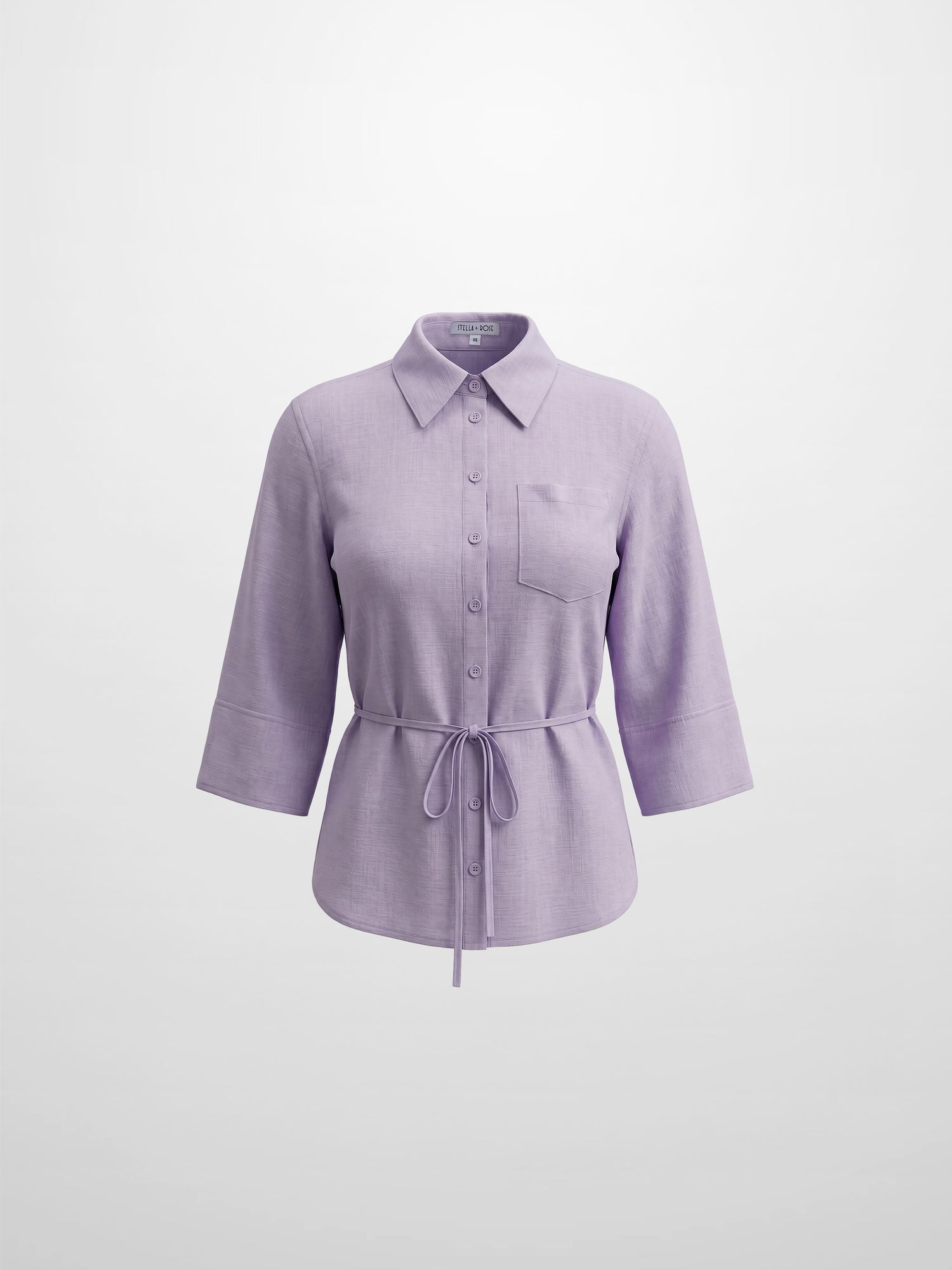 Tie Back Blouse-Lavender