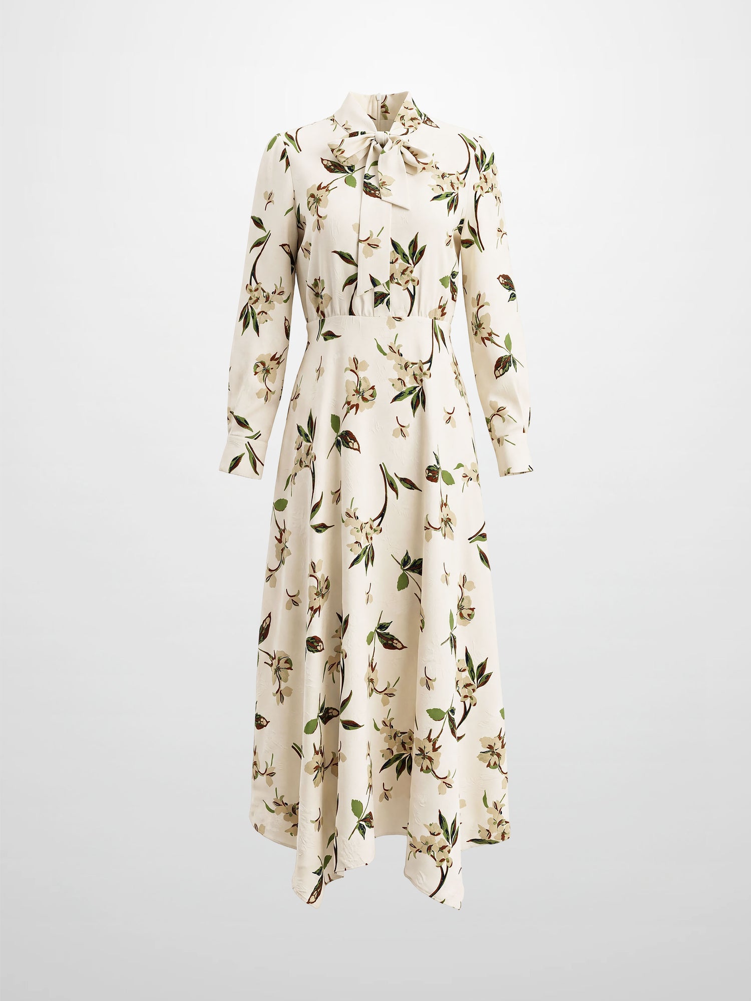 Katie Dress - Cream Floral