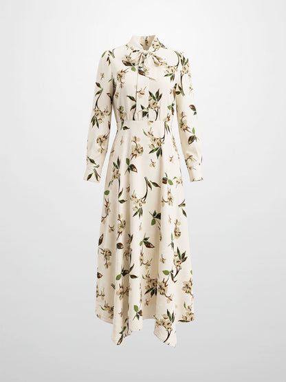 Katie Dress - Cream Floral