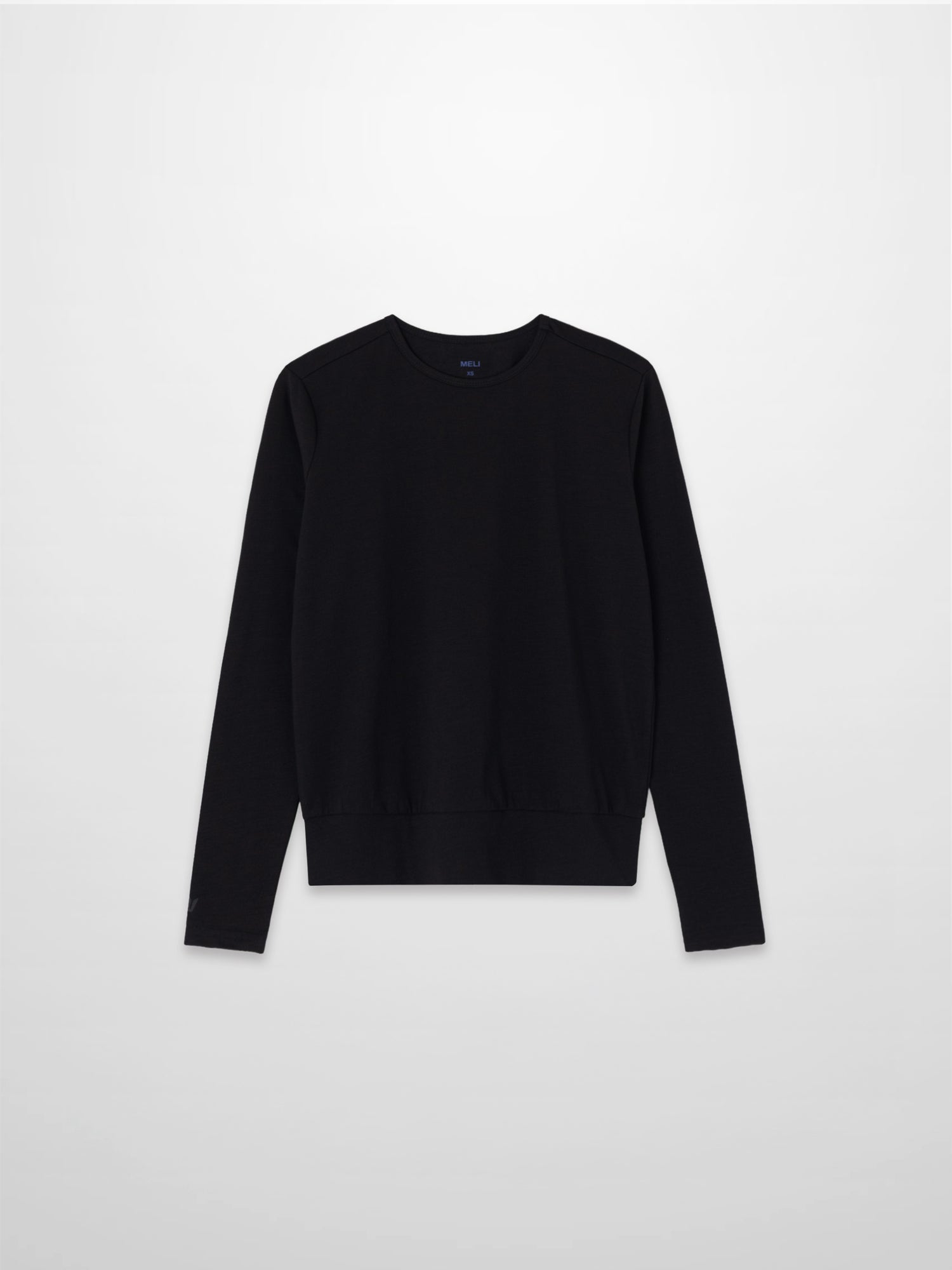 Crew Bomber Tee-Black
