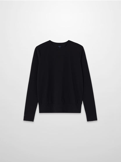 Crew Bomber Tee-Black