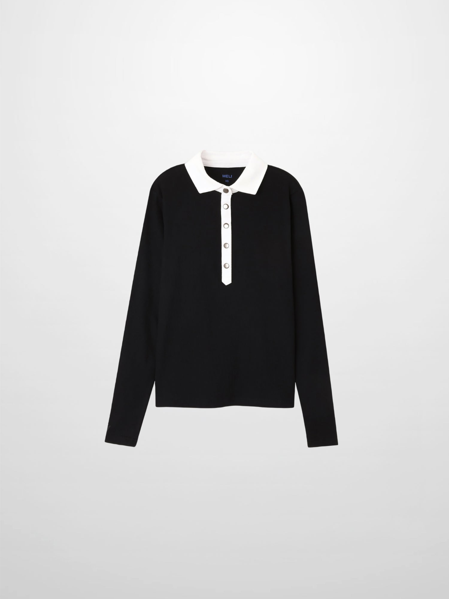 White Collar Polo-Black