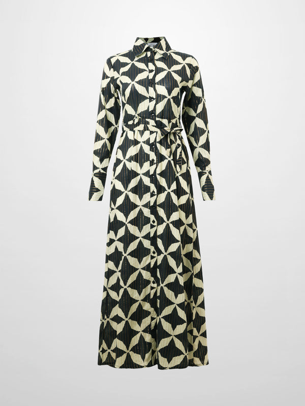 Lightweight Shirtdress-Floral