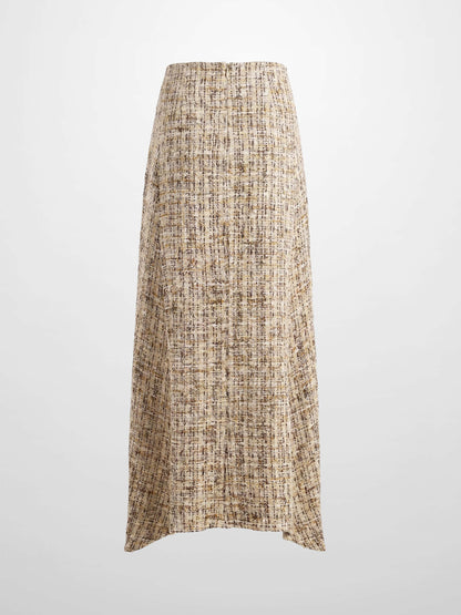 Aline High Low Skirt - Brown