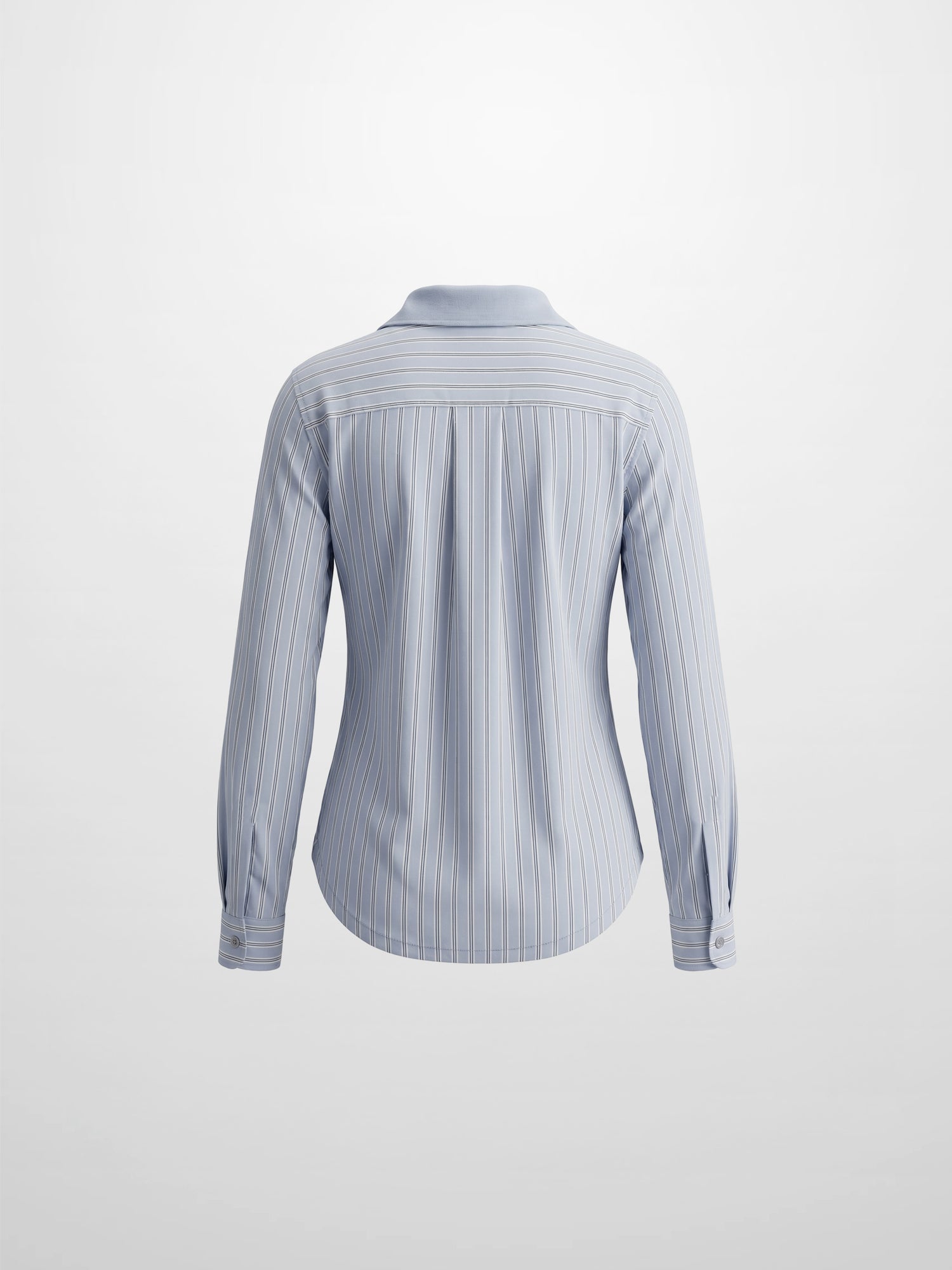 Shirt Back Polo T-Shirt-Dusty Blue