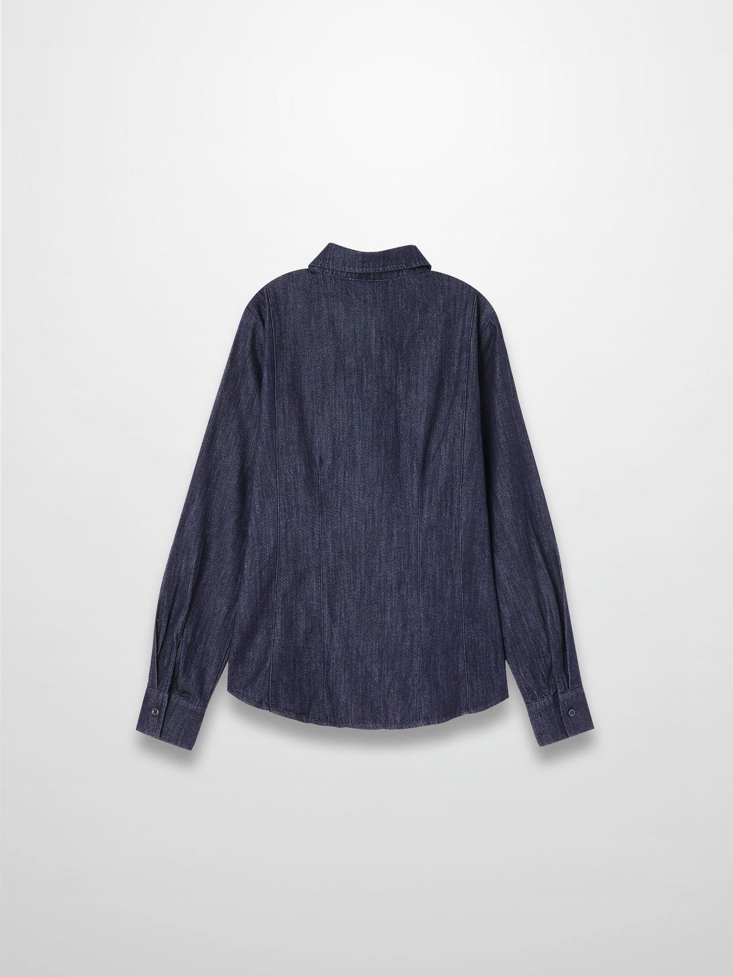 Classic Denim Shirt-Dark Blue