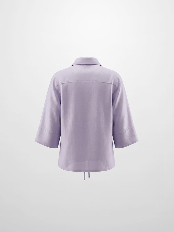 Tie Back Blouse-Lavender