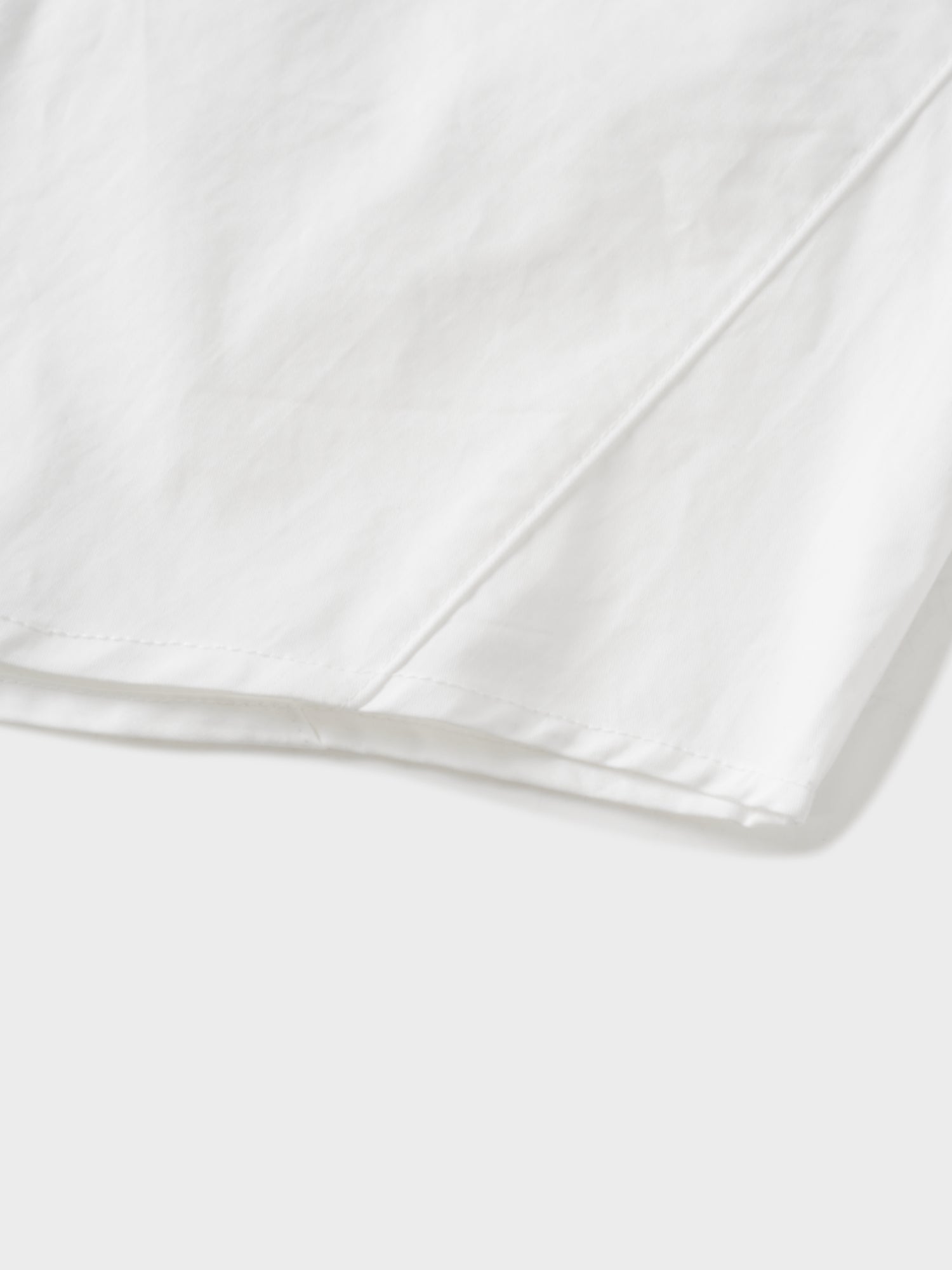 Embroidered Collar Button Down Blouse-White