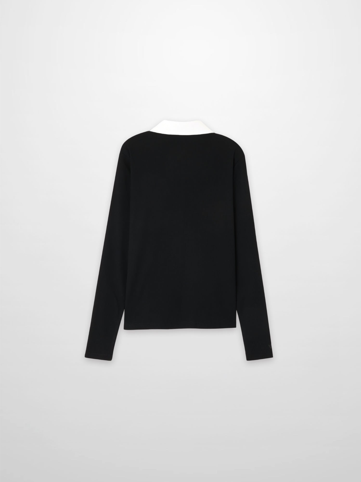 White Collar Polo-Black