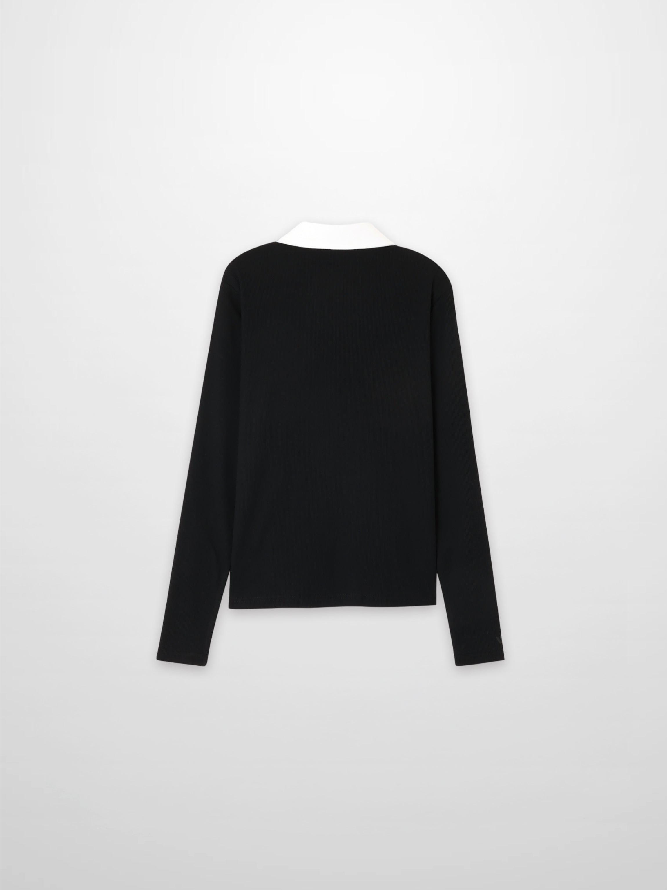 White Collar Polo-Black
