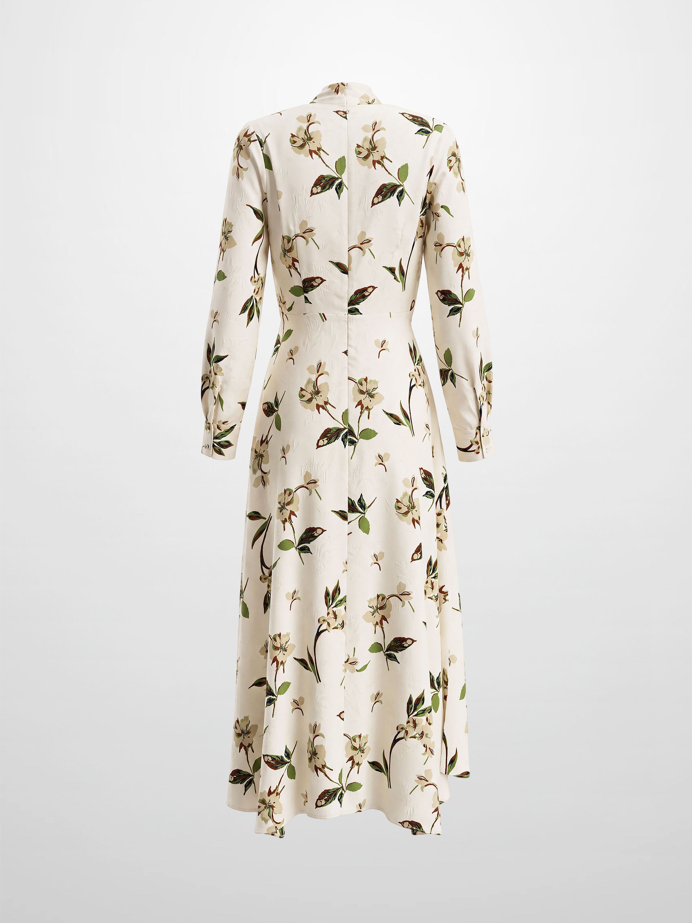 Katie Dress - Cream Floral