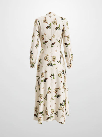 Katie Dress - Cream Floral