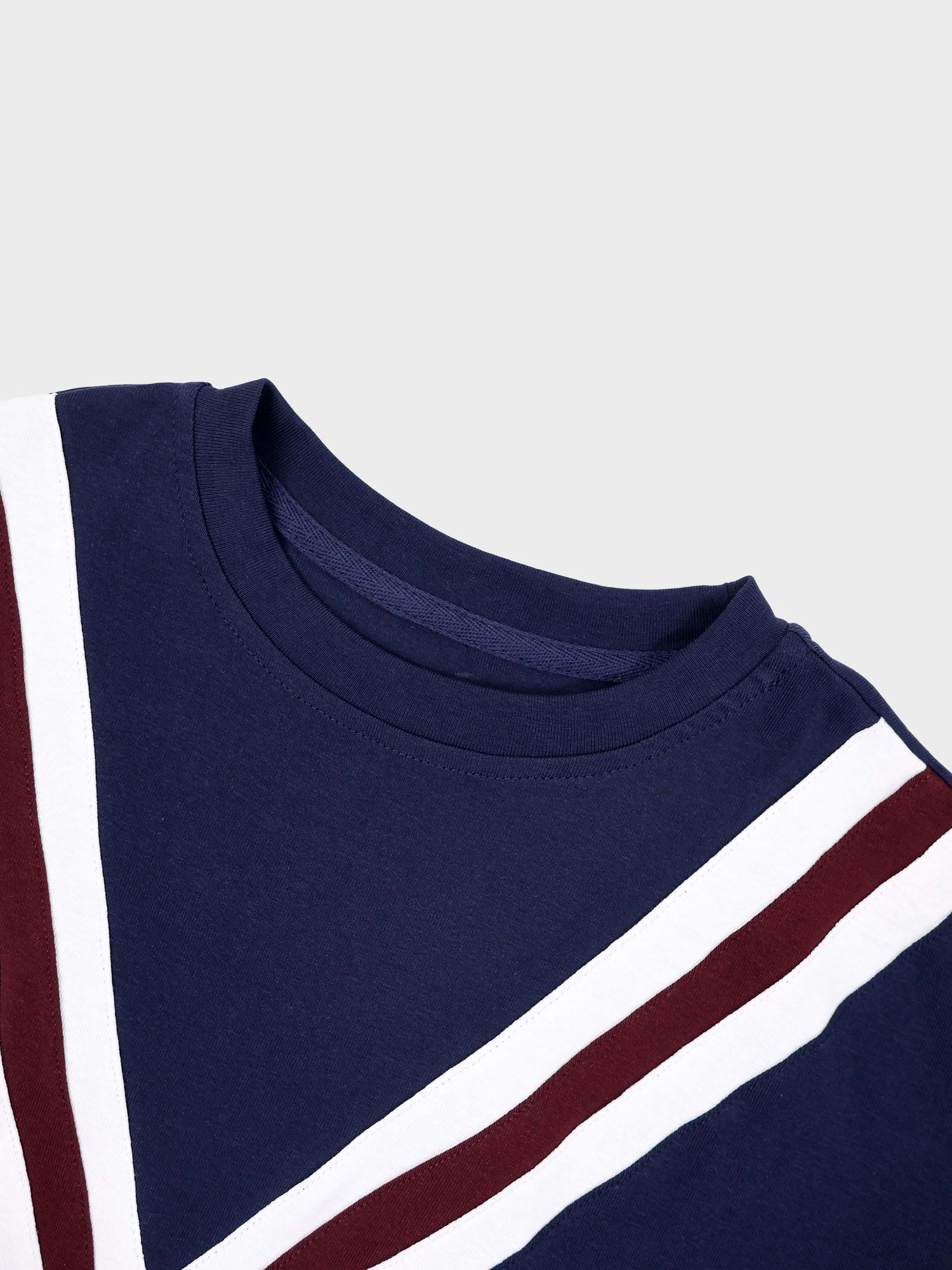 Varsity Bomber-Navy/Burgundy