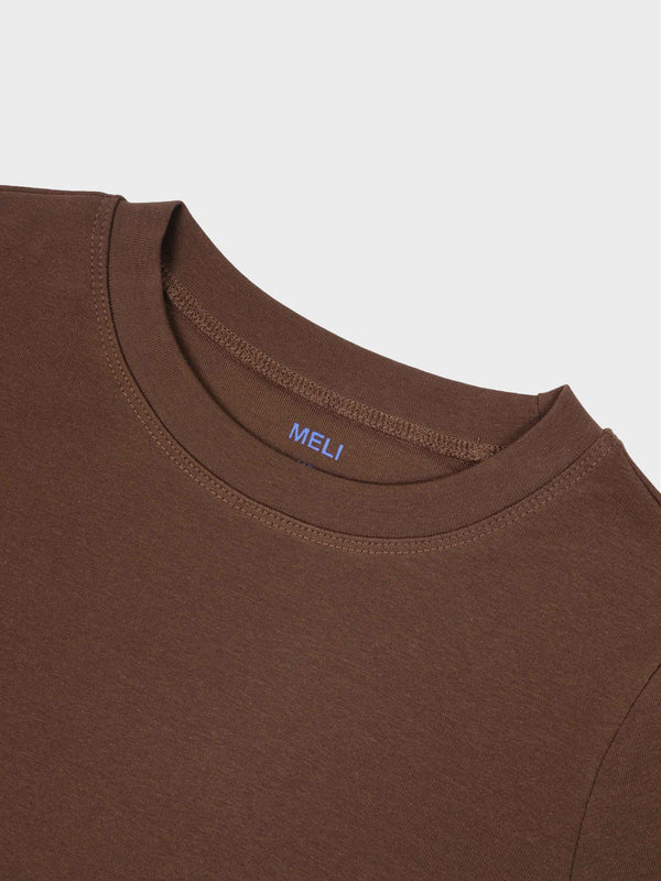 CLASSIC TEE LONG SLEEVE-DARK BROWN