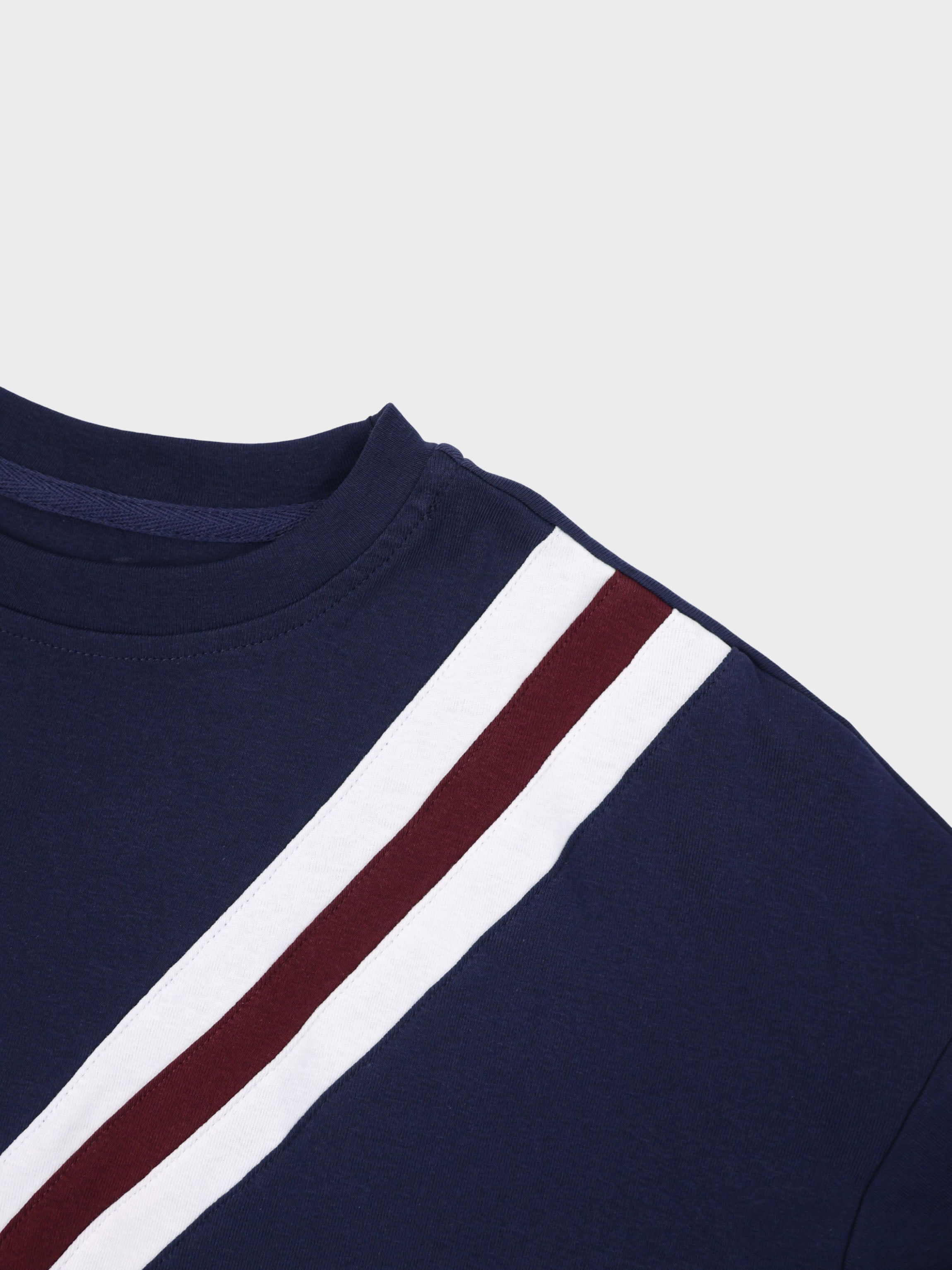 Varsity Bomber-Navy/Burgundy