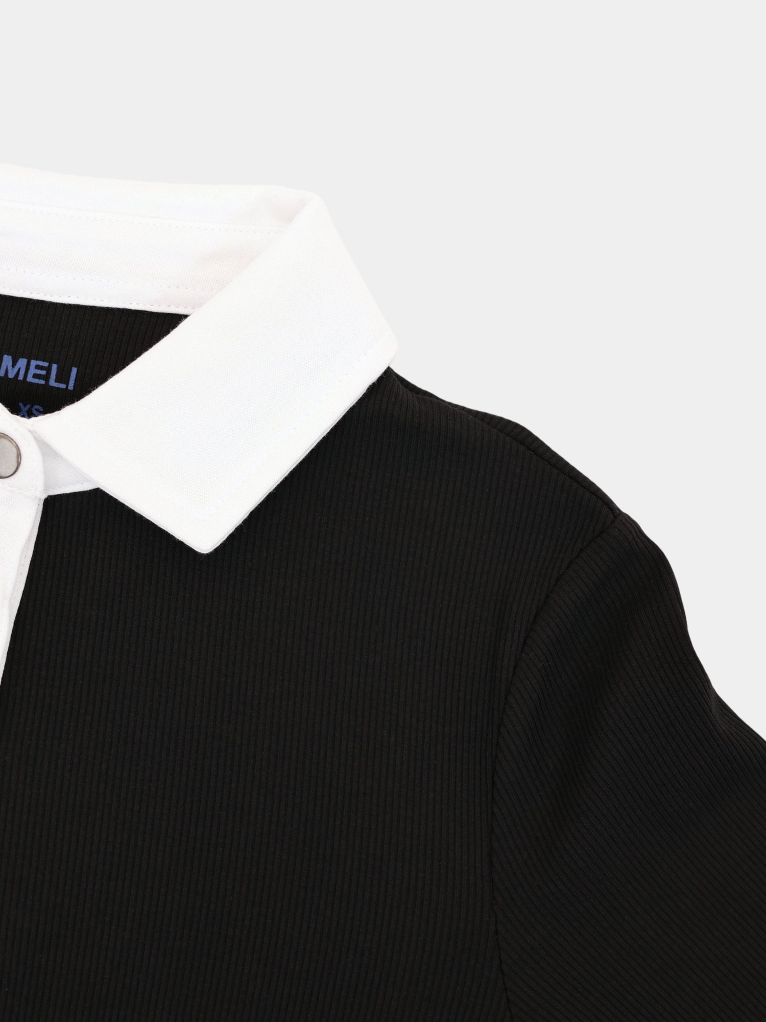 White Collar Polo-Black