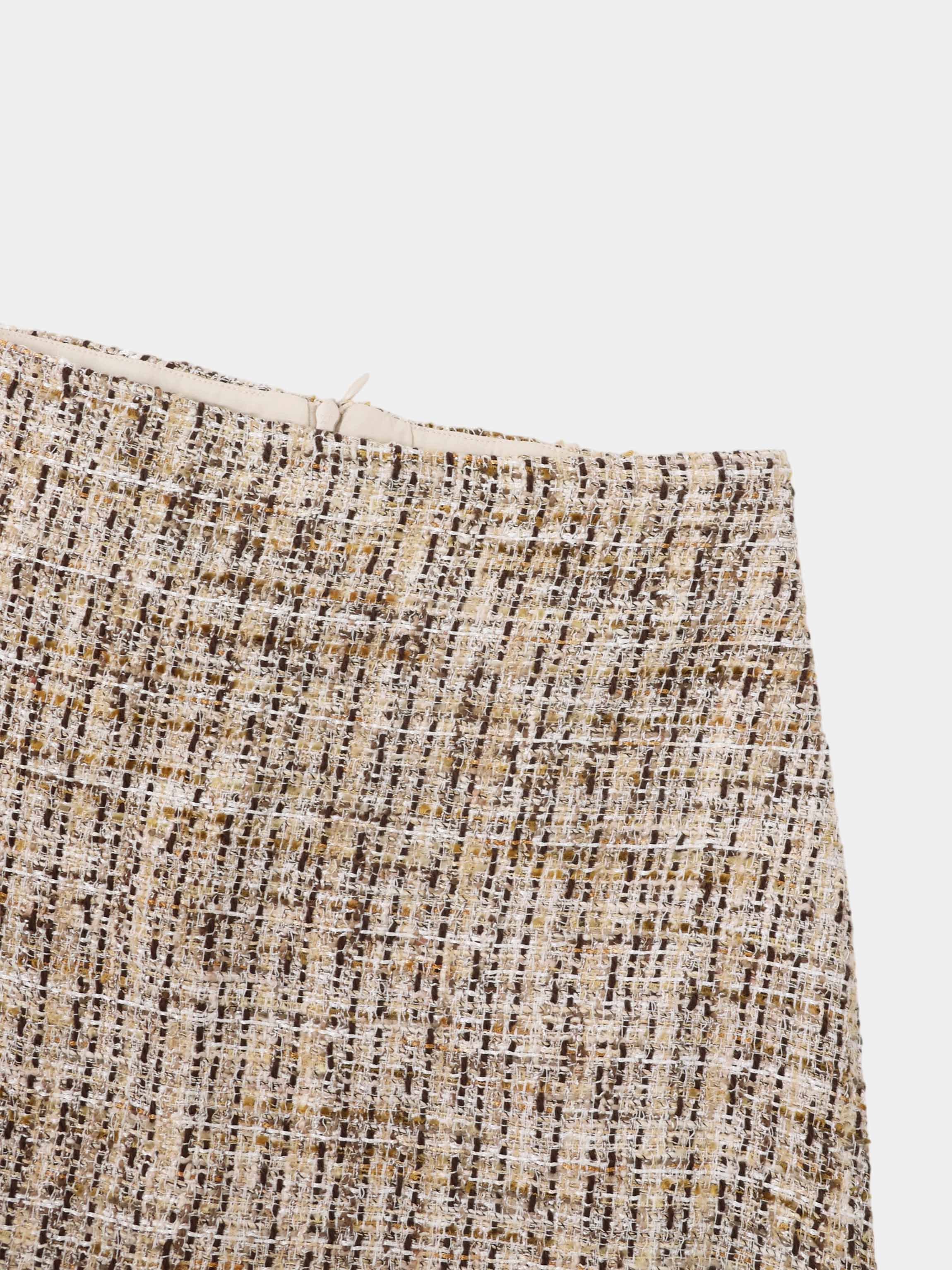 Aline High Low Skirt - Brown