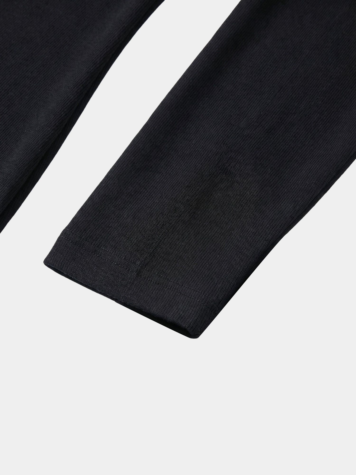 Button Down Ribbed Maxi Dress-Black