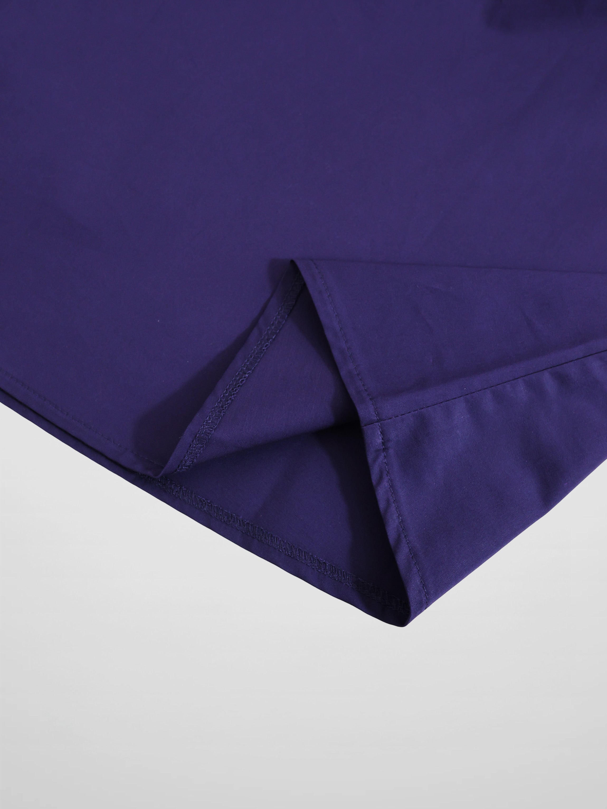 Pleated Waist Jumper-Navy