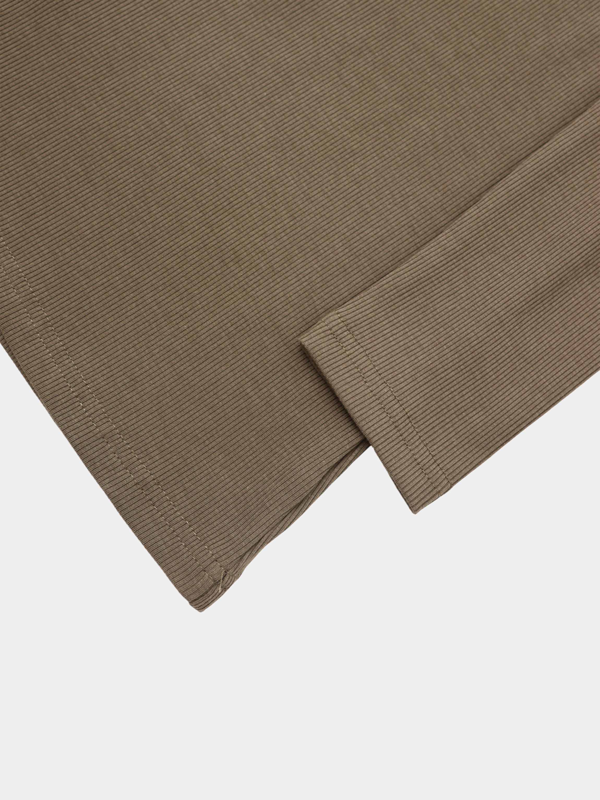 White Collar Polo-Olive