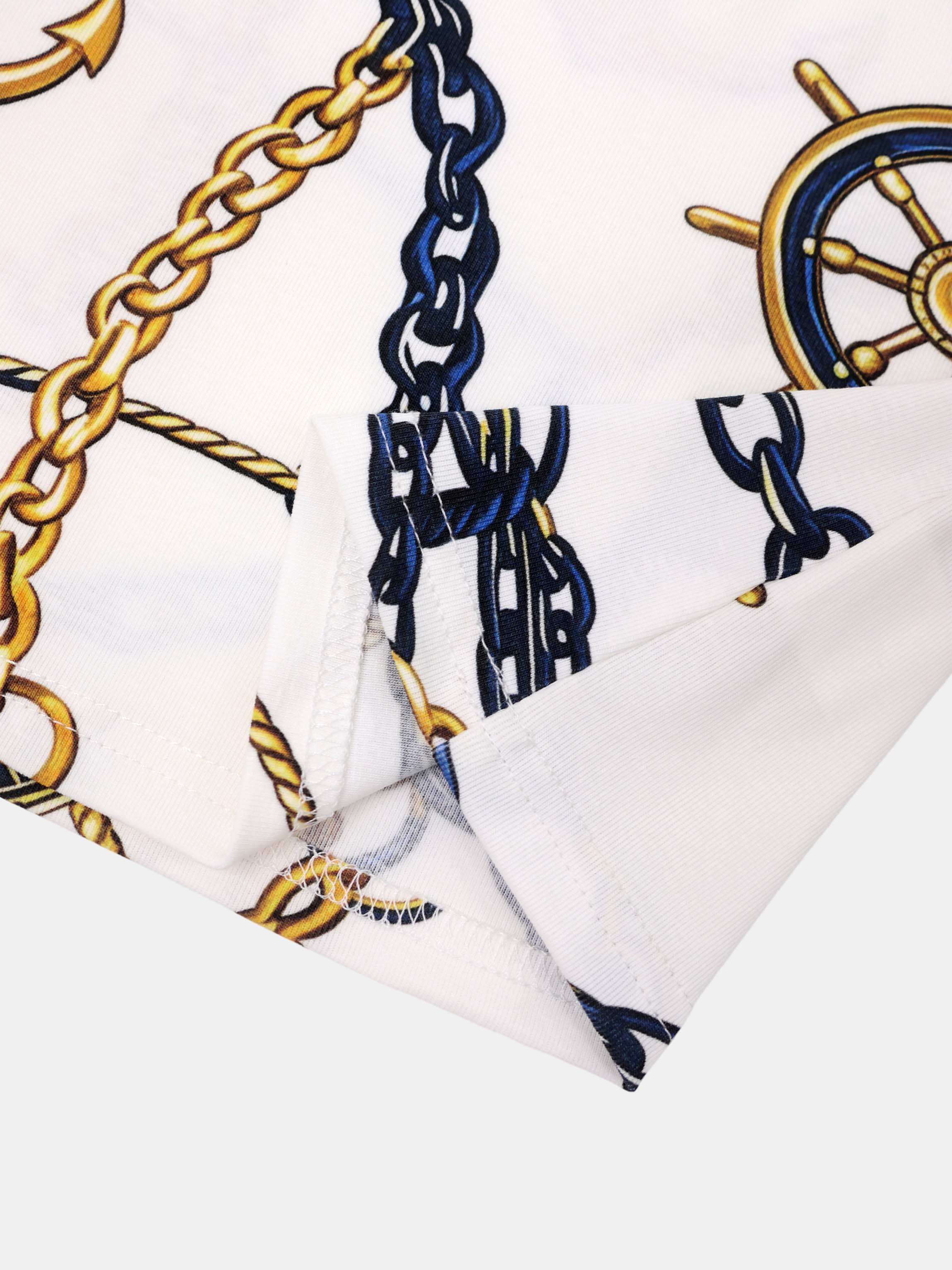 Sleeveless Tee-Chain Design