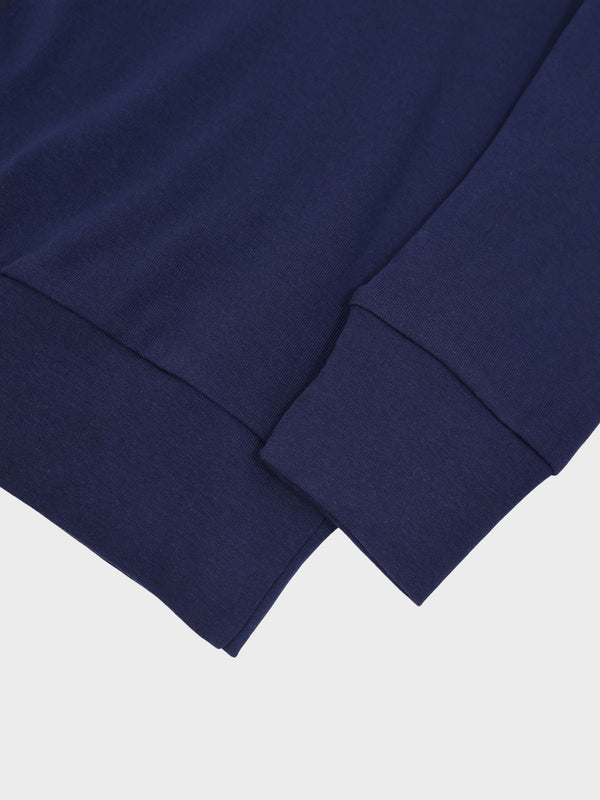 Varsity Bomber-Navy/Burgundy