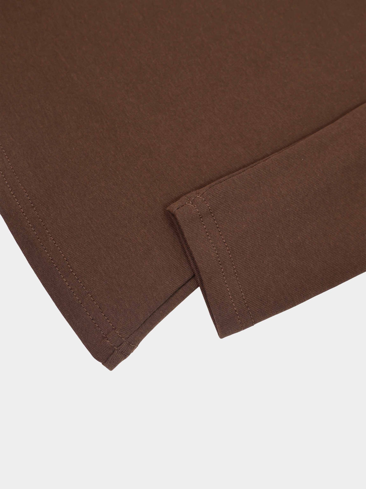 CLASSIC TEE LONG SLEEVE-DARK BROWN