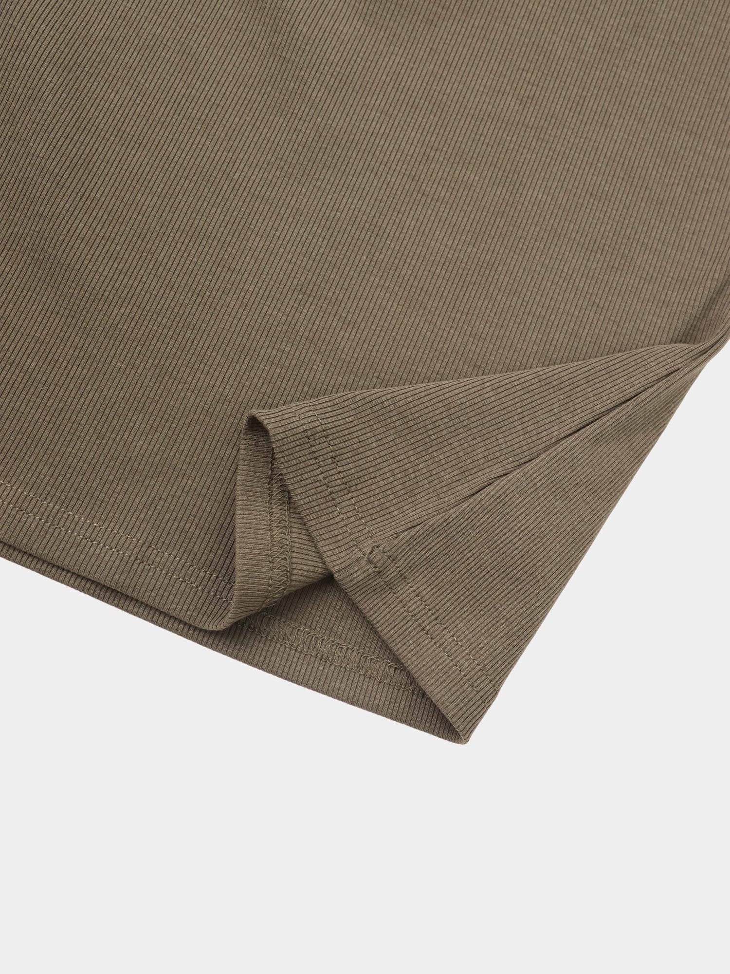 White Collar Polo-Olive